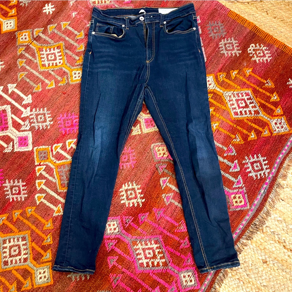 Rag & Bone Indigo Blue Jeans, Slim stretch Fit, Size 31